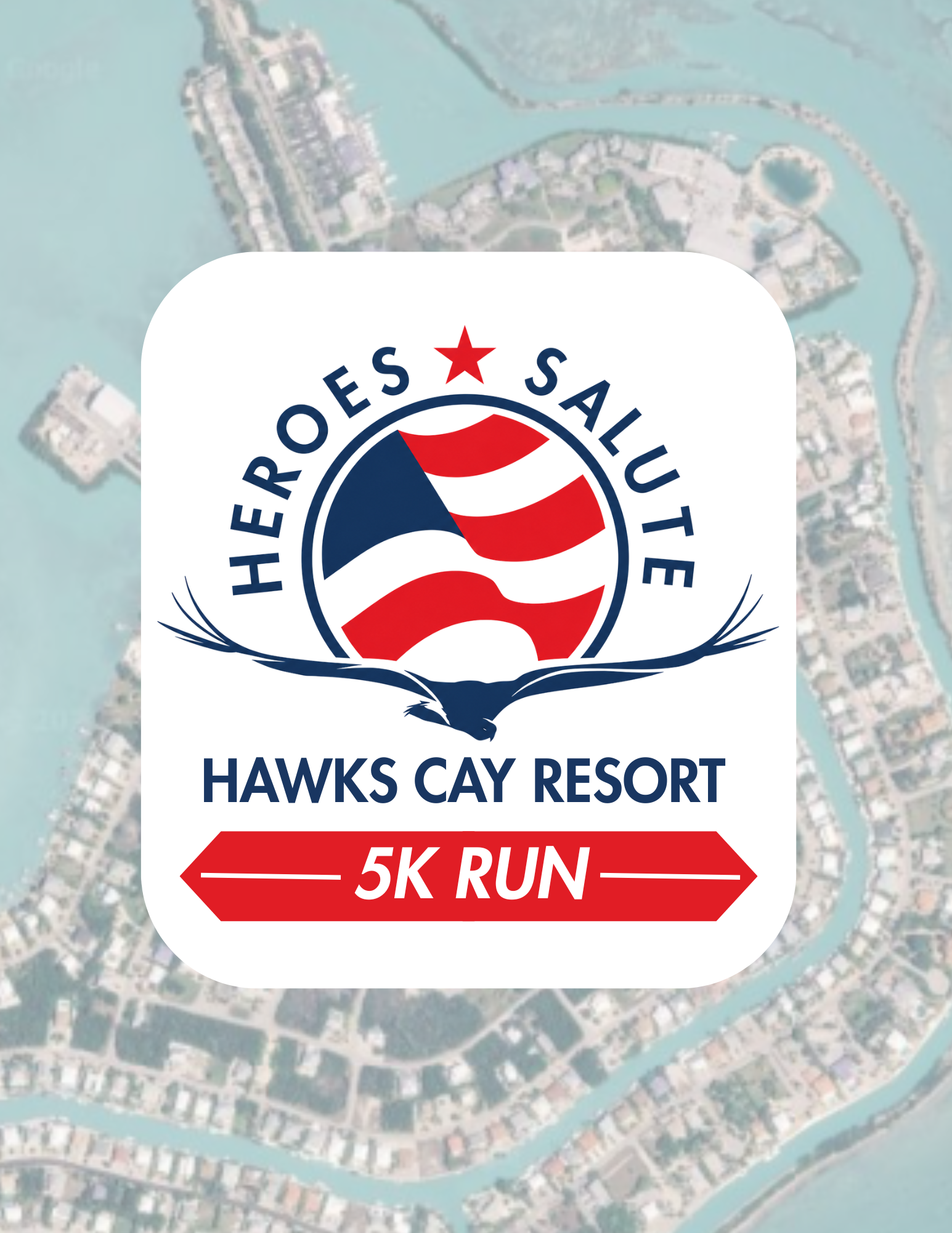 5K Run Map Image
